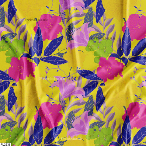 Floral Wholesale Digital Printed Fabric Floral Wholesale Digital Printed Fabric