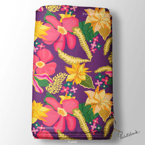 Floral Wholesale Digital Printed Fabric Floral Wholesale Digital Printed Fabric