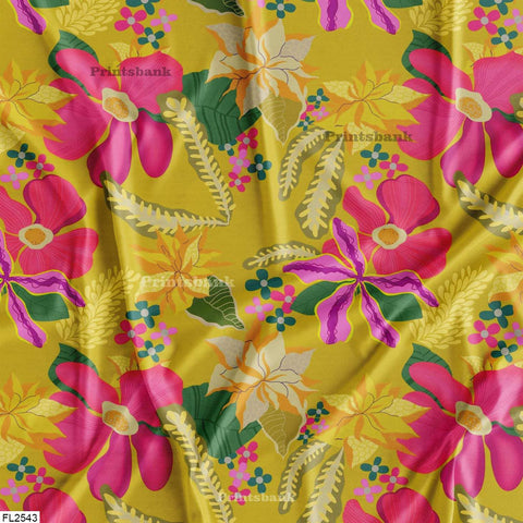 Floral Wholesale Digital Printed Fabric Floral Wholesale Digital Printed Fabric