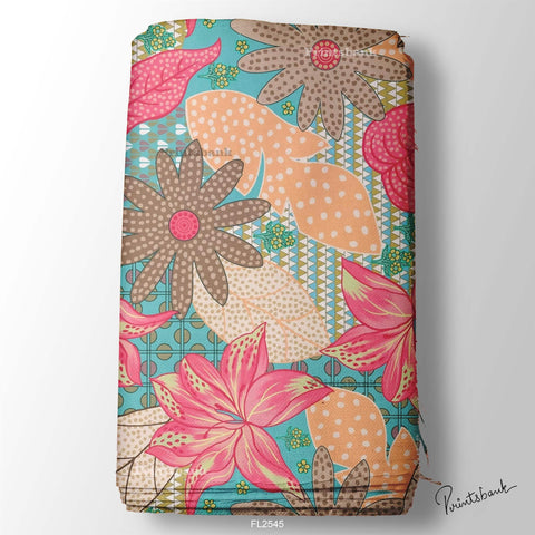 Floral Wholesale Digital Printed Fabric Floral Wholesale Digital Printed Fabric