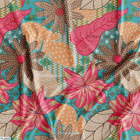 Floral Wholesale Digital Printed Fabric Floral Wholesale Digital Printed Fabric