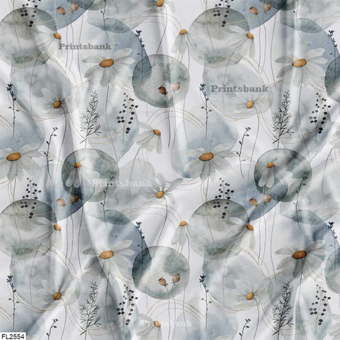 Floral Wholesale Digital Printed Fabric for Dress Floral Wholesale Digital Printed Fabric for Dress