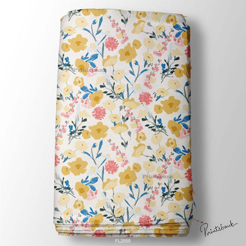 Floral Wholesale Digital Printed Fabric for Dress Floral Wholesale Digital Printed Fabric for Dress