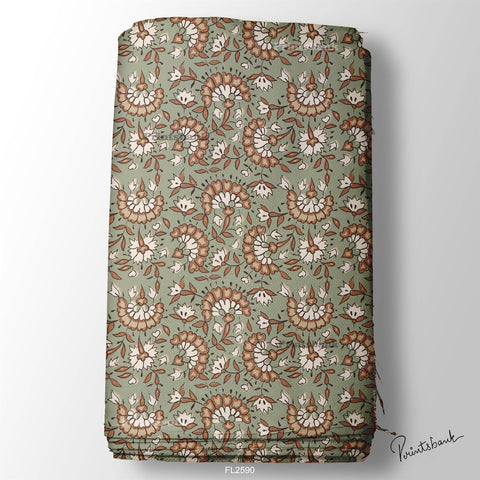 Floral Wholesale Digital Printed Fabric for Dress & Cloth Floral Wholesale Digital Printed Fabric for Dress & Cloth