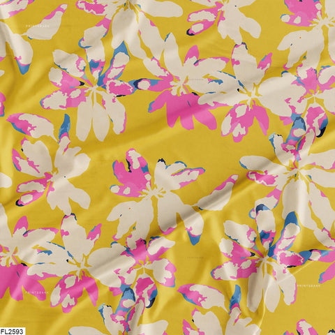 Floral Wholesale Digital Printed Fabric for Dress & Cloth Floral Wholesale Digital Printed Fabric for Dress & Cloth