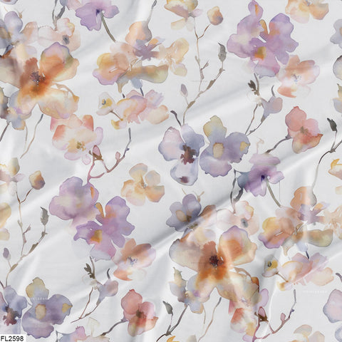 Floral Wholesale Digital Printed Fabric for Dress & Cloth Floral Wholesale Digital Printed Fabric for Dress & Cloth