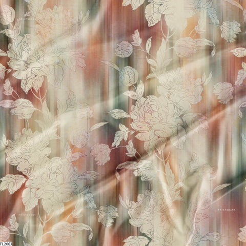 Floral Wholesale Digital Printed Fabric for Dress & Cloth Floral Wholesale Digital Printed Fabric for Dress & Cloth