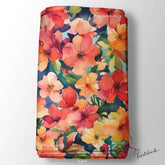 Floral Wholesale Digital Printed Fabric for Dress & Cloth