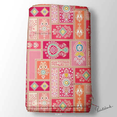 Floral Wholesale Digital Printed Fabric for Dress & Cloth Floral Wholesale Digital Printed Fabric for Dress & Cloth