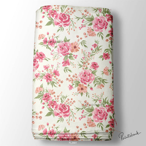 Floral Wholesale Digital Printed Fabric for Dress & Cloth Floral Wholesale Digital Printed Fabric for Dress & Cloth