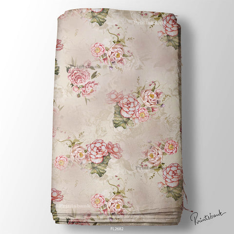 Floral Wholesale Digital Printed Fabric for Dress & Cloth Floral Wholesale Digital Printed Fabric for Dress & Cloth