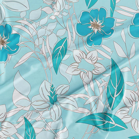 Floral Wholesale Digital Printed Fabric for Dress & Cloth Floral Wholesale Digital Printed Fabric for Dress & Cloth