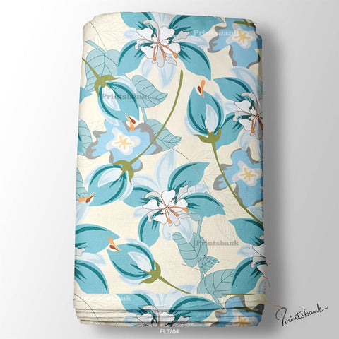 Floral Wholesale Digital Printed Fabric for Dress & Cloth Floral Wholesale Digital Printed Fabric for Dress & Cloth