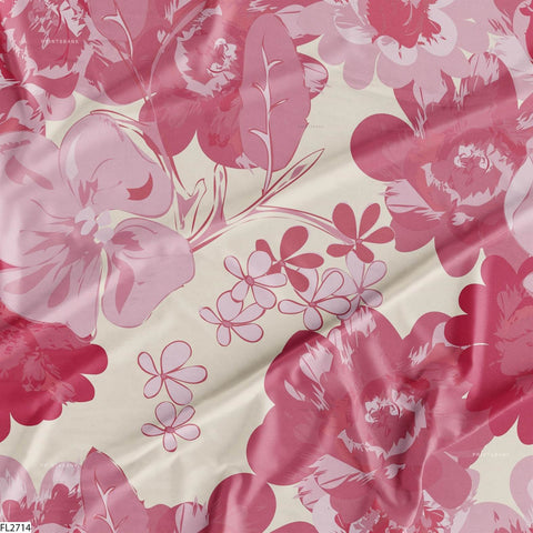 Floral Wholesale Digital Printed Fabric for Dress & Cloth Floral Wholesale Digital Printed Fabric for Dress & Cloth