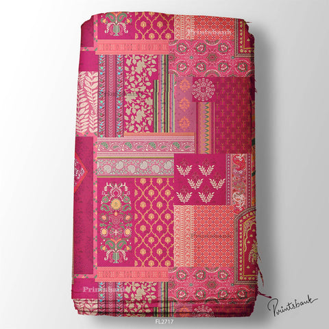 Floral Wholesale Digital Printed Fabric for Dress & Cloth Floral Wholesale Digital Printed Fabric for Dress & Cloth