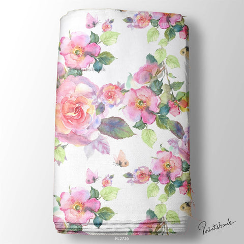 Floral Wholesale Digital Printed Fabric for Dress & Cloth Floral Wholesale Digital Printed Fabric for Dress & Cloth