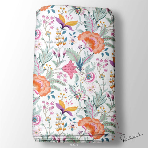 Floral Wholesale Digital Printed Fabric for Dress & Cloth Floral Wholesale Digital Printed Fabric for Dress & Cloth