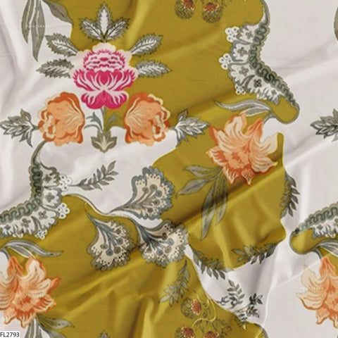 Floral Wholesale Digital Printed Fabric for Dress & Cloth Floral Wholesale Digital Printed Fabric for Dress & Cloth