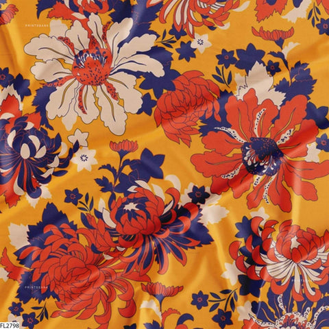 Floral Wholesale Digital Printed Fabric for Dress & Cloth Floral Wholesale Digital Printed Fabric for Dress & Cloth