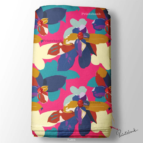 Floral Wholesale Digital Printed Fabric for Dress & Cloth Floral Wholesale Digital Printed Fabric for Dress & Cloth