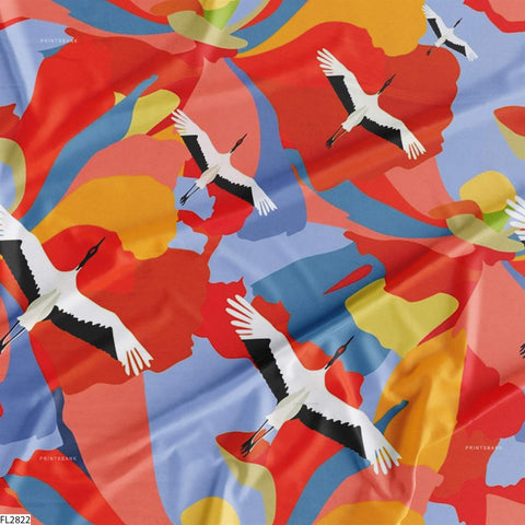 Floral Wholesale Digital Printed Fabric for Dress & Cloth Floral Wholesale Digital Printed Fabric for Dress & Cloth