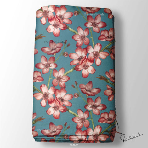 Floral Wholesale Digital Printed Fabric for Dress & Cloth Floral Wholesale Digital Printed Fabric for Dress & Cloth