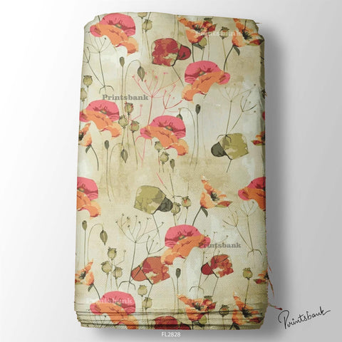 Floral Wholesale Digital Printed Fabric for Dress & Cloth Floral Wholesale Digital Printed Fabric for Dress & Cloth