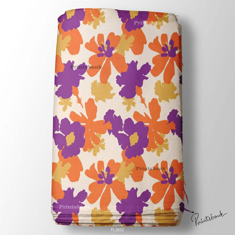 Floral Wholesale Digital Printed Fabric for Dress & Cloth Floral Wholesale Digital Printed Fabric for Dress & Cloth