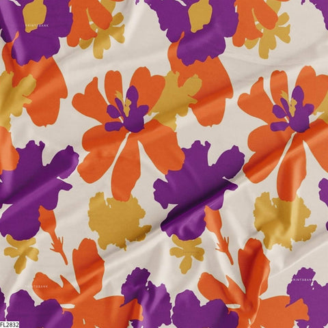 Floral Wholesale Digital Printed Fabric for Dress & Cloth Floral Wholesale Digital Printed Fabric for Dress & Cloth