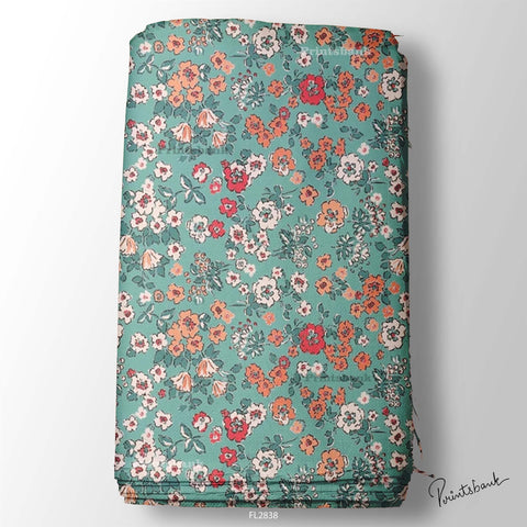 Floral Wholesale Digital Printed Fabric for Dress & Cloth Floral Wholesale Digital Printed Fabric for Dress & Cloth