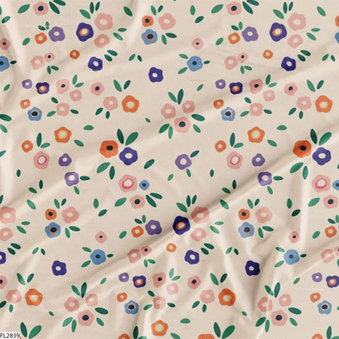 Floral Wholesale Digital Printed Fabric for Dress & Cloth Floral Wholesale Digital Printed Fabric for Dress & Cloth