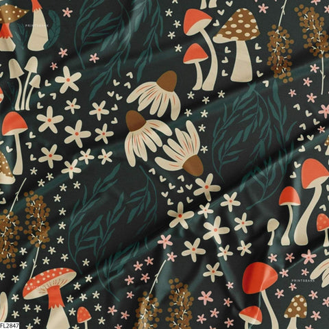 Floral Wholesale Digital Printed Fabric for Dress & Cloth Floral Wholesale Digital Printed Fabric for Dress & Cloth