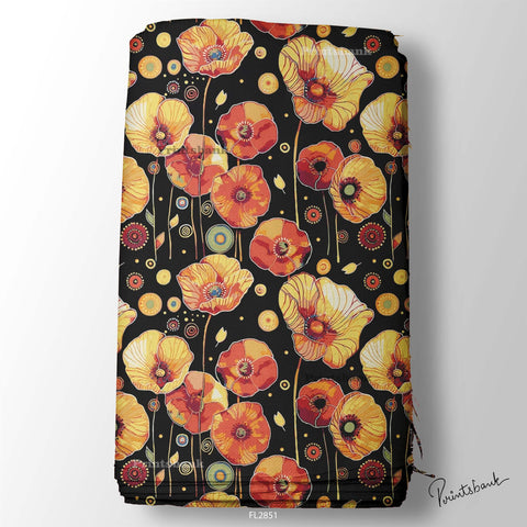 Floral Wholesale Digital Printed Fabric for Dress & Cloth Floral Wholesale Digital Printed Fabric for Dress & Cloth