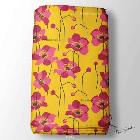 Floral Wholesale Digital Printed Fabric for Dress & Cloth Floral Wholesale Digital Printed Fabric for Dress & Cloth