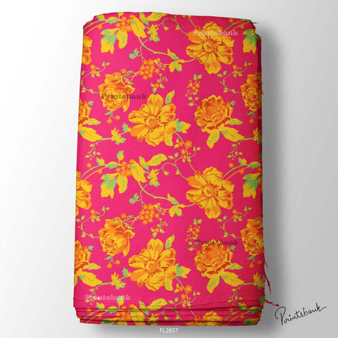 Floral Wholesale Digital Printed Fabric for Dress & Cloth Floral Wholesale Digital Printed Fabric for Dress & Cloth