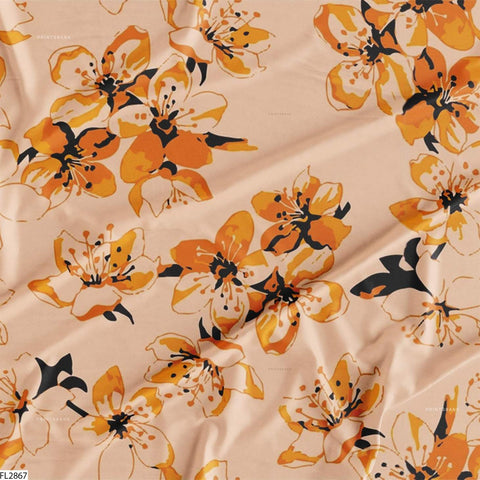 Floral Wholesale Digital Printed Fabric for Dress & Cloth Floral Wholesale Digital Printed Fabric for Dress & Cloth