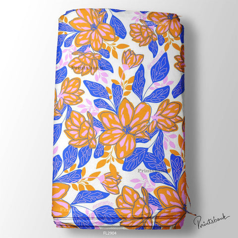 Floral Digital Printed Fabric Manufacture in Surat Floral Digital Printed Fabric Manufacture in Surat