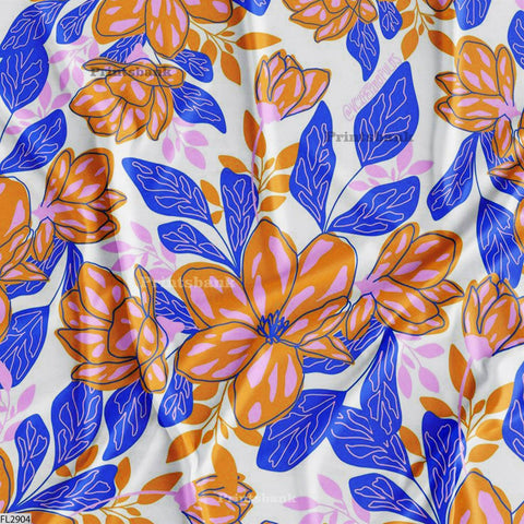 Floral Digital Printed Fabric Manufacture in Surat Floral Digital Printed Fabric Manufacture in Surat