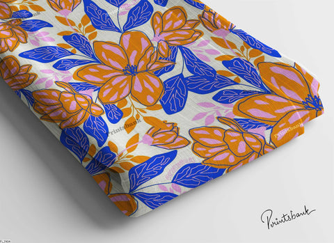 Digital printed semi cotton lilen fabric Digital printed semi cotton lilen fabric