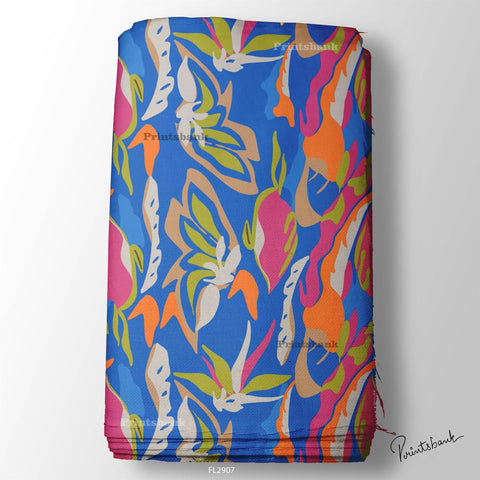 Floral Digital Printed Fabric Manufacture in Surat Floral Digital Printed Fabric Manufacture in Surat