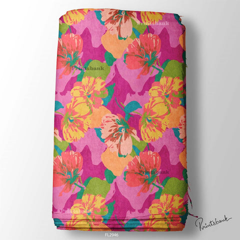 Floral Digital Printed Fabric Manufacture Floral Digital Printed Fabric Manufacture