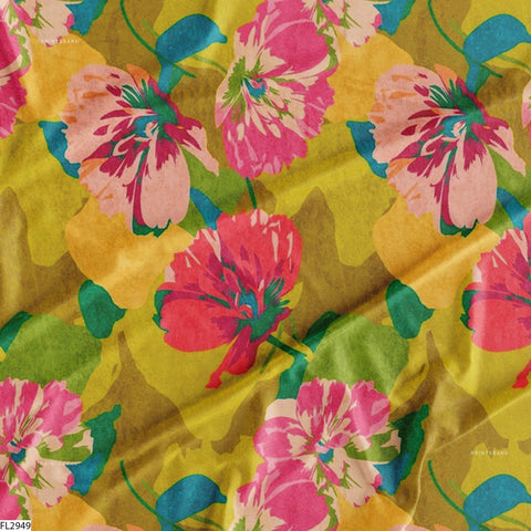 Floral Digital Printed Fabric Manufacture Floral Digital Printed Fabric Manufacture