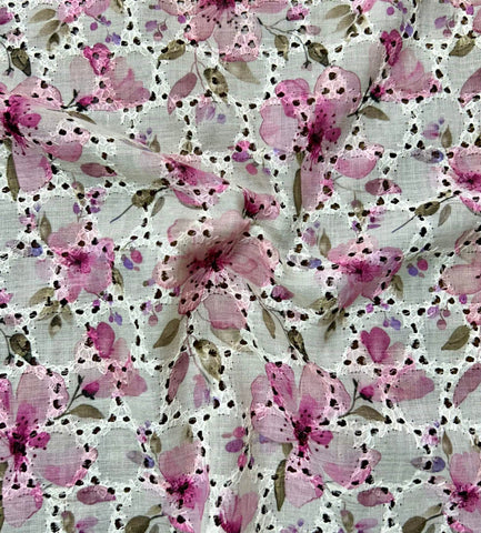 Cotton Hakooba Fabric Digital Printed Cotton Hakooba Fabric Digital Printed