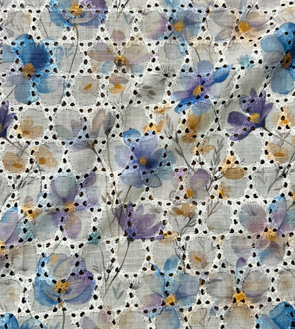 Cotton Hakooba Fabric Digital Printed Cotton Hakooba Fabric Digital Printed