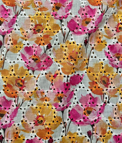 Cotton Hakooba Fabric Digital Printed Cotton Hakooba Fabric Digital Printed