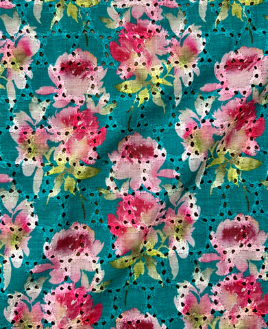 Cotton Hakooba Fabric Digital Printed Cotton Hakooba Fabric Digital Printed