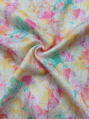 Sale! Cotton Jaquard Jari fabric Best for Shirts, Kurti, Gown, lehenga Multipurpose Sale! Cotton Jaquard Jari fabric Best for Shirts, Kurti, Gown, lehenga Multipurpose