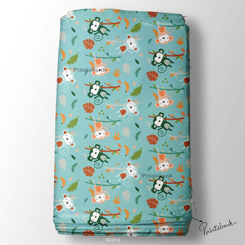 Kid's Wholesale Digital Printed Fabric For Baby Garment Manufacturer Kid's Wholesale Digital Printed Fabric For Baby Garment Manufacturer