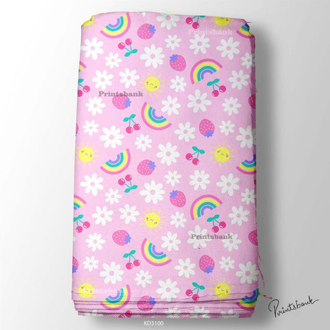 Kid's Wholesale Digital Printed Fabric For Baby Garment Manufacturer Kid's Wholesale Digital Printed Fabric For Baby Garment Manufacturer