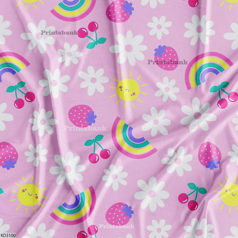 Kid's Wholesale Digital Printed Fabric For Baby Garment Manufacturer Kid's Wholesale Digital Printed Fabric For Baby Garment Manufacturer